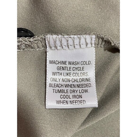 Greg Norman for Tasso Elba Men's Tan Short Sleeves Polo Top Size Large - Picture 4 of 7